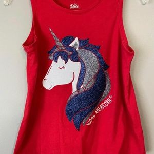Girls Justice  tank top size 14/16 worn once.